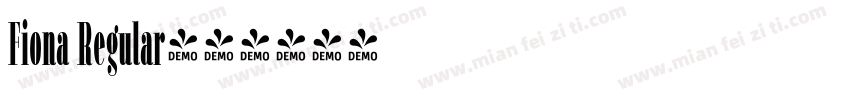 Fiona Regular字体转换